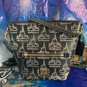 Dooney & Bourke Black Disney World 50th Anniversary Bag